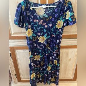 NWOT Old Navy MIDI Dress with elastic waist - Size : Ladies Medium